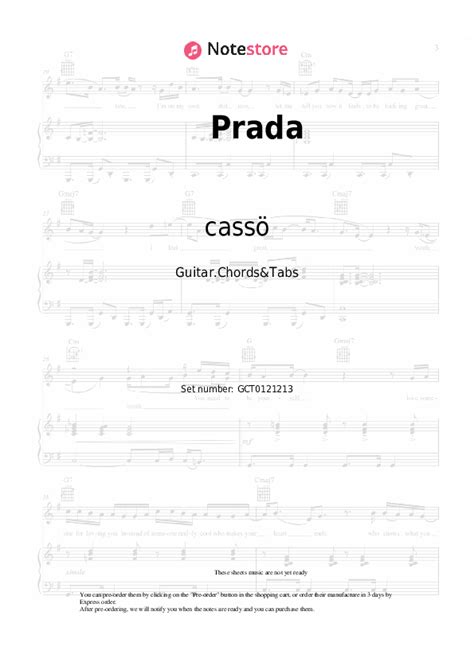 Prada Guitar Chords .